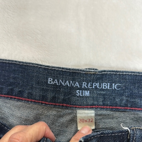 Banana Republic Blue Slim Jeans 30x32 - Picture 3 of 6